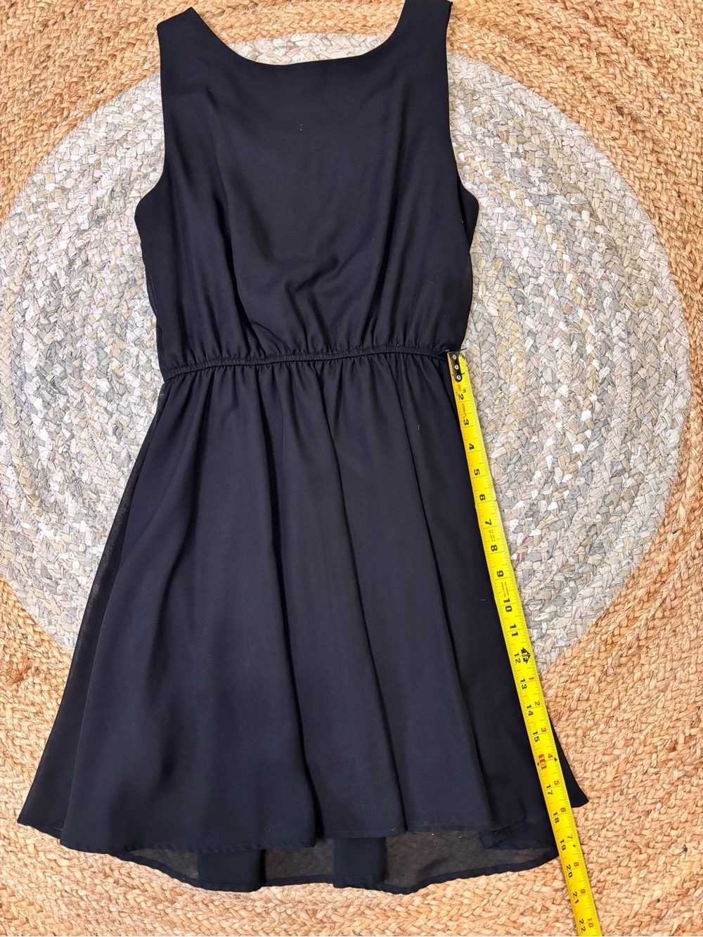 B Sharp Black Beaded Neckline Midi Dress - Picture 5 of 5